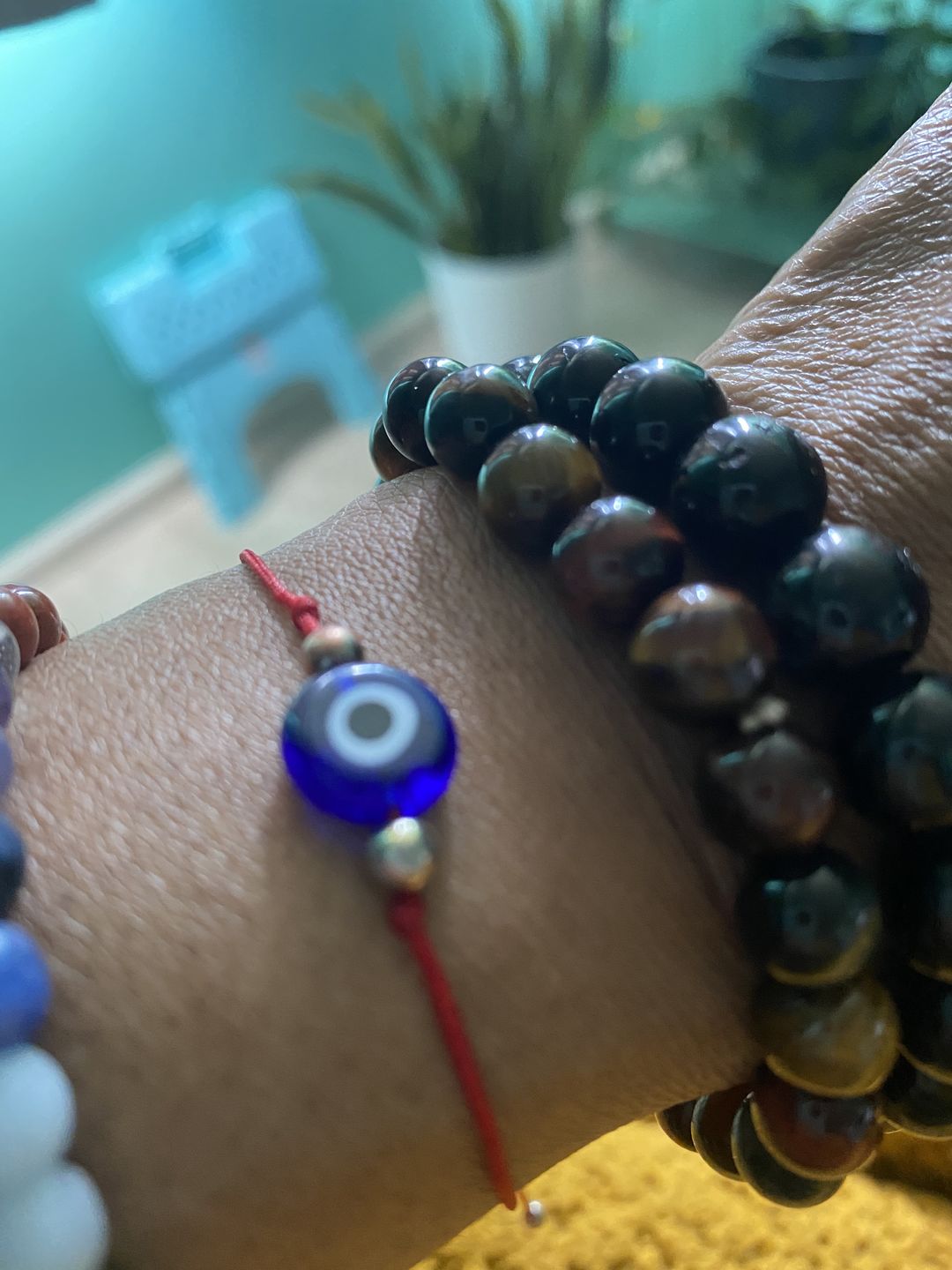 Customer photo review of Evil Eye Protection Amulet Bracelet