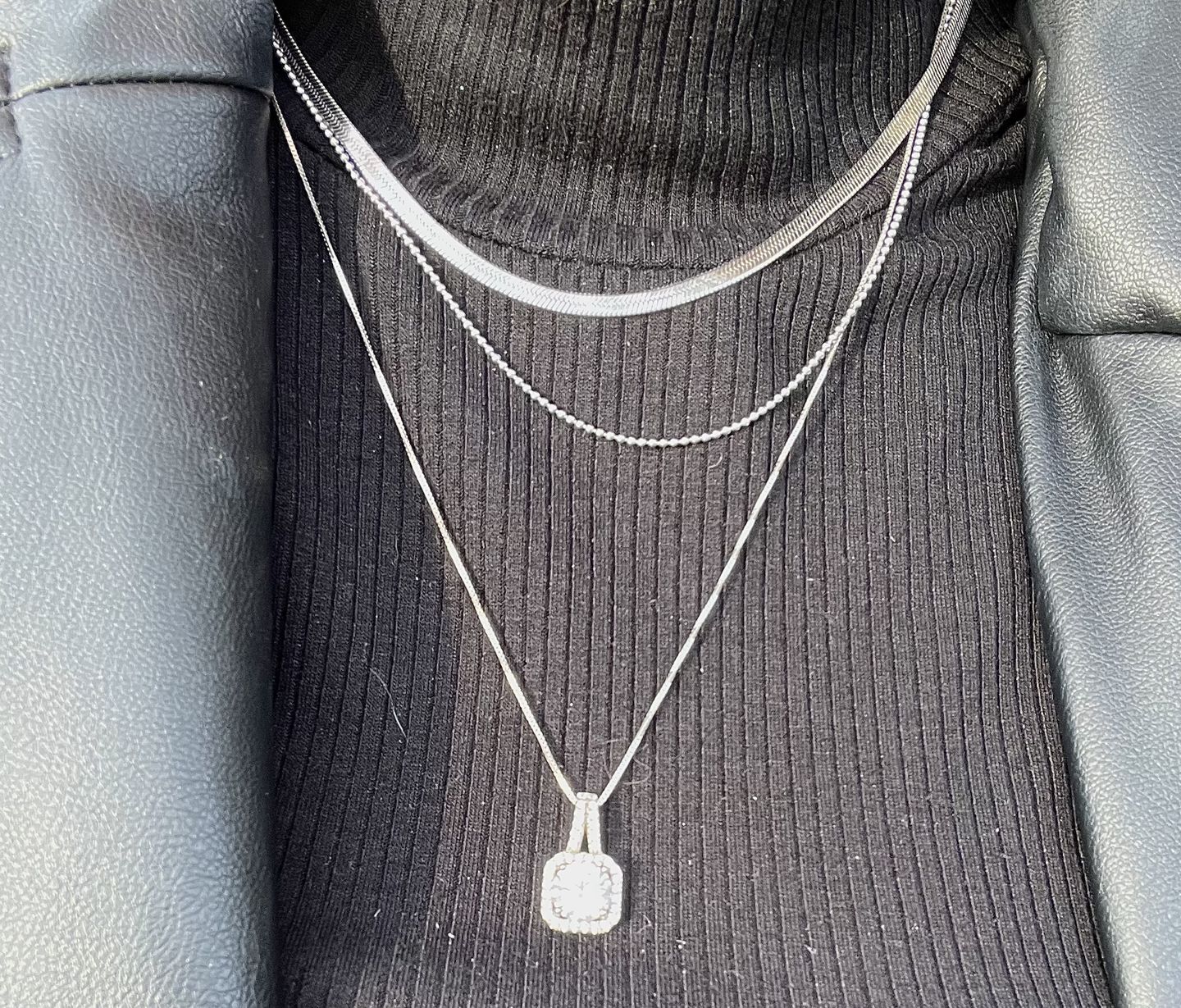 Customer photo review of Sleeky Halskette | 18K vergoldet