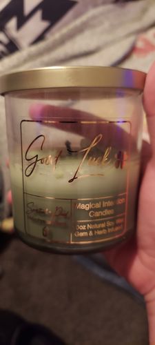 Customer photo review of Limited Edition Good Luck Candle