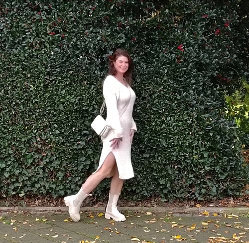Customer photo review of Molly Strickkleid - Beige
