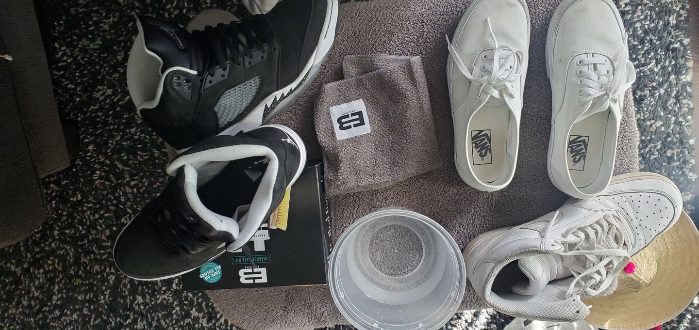 Customer photo review of Sneaker Care Kit