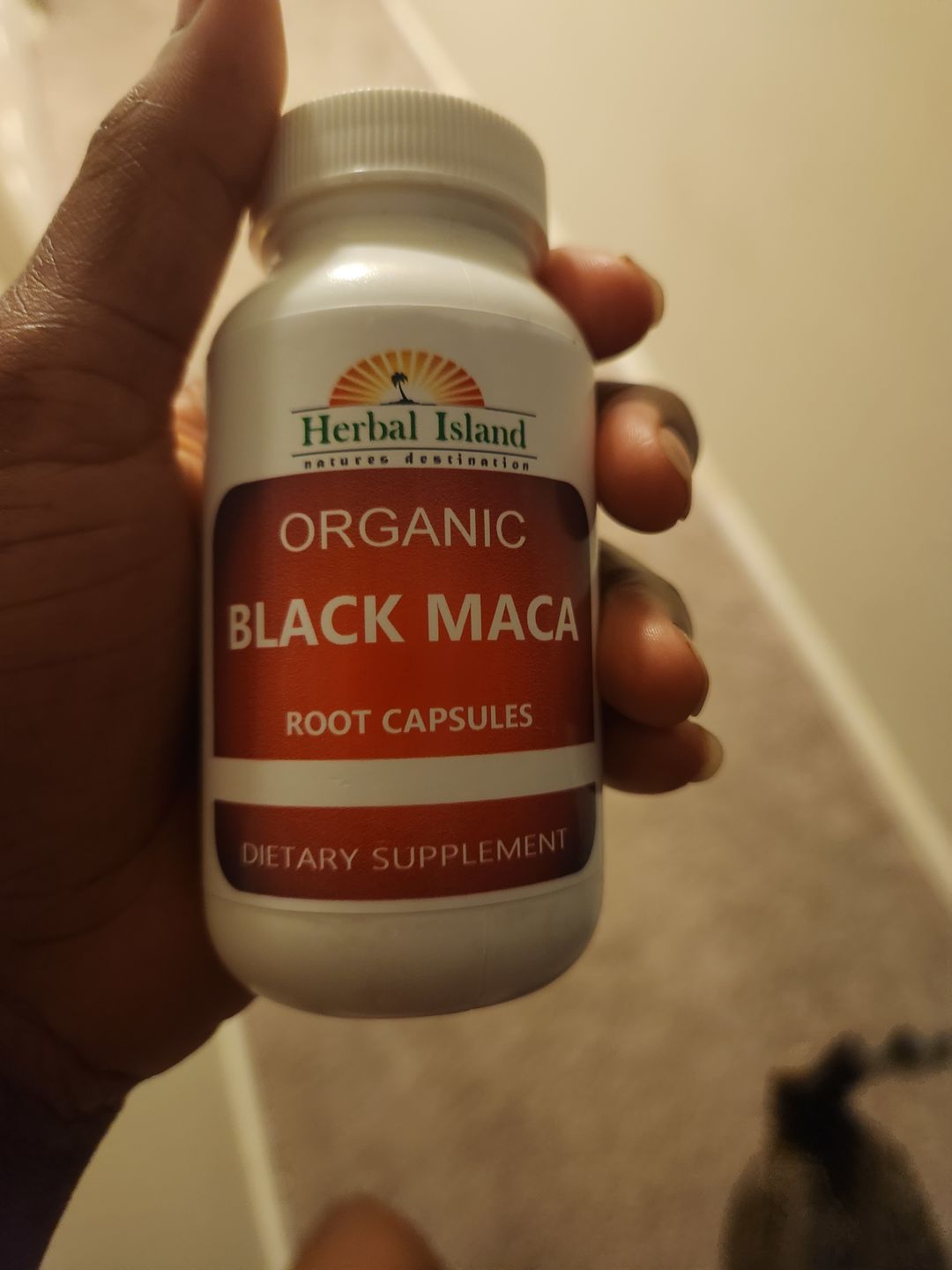 Customer photo review of Black Maca Root Capsules