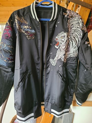 Customer photo review of Four Legendary Creatures Sukajan Souvenir Jacket
