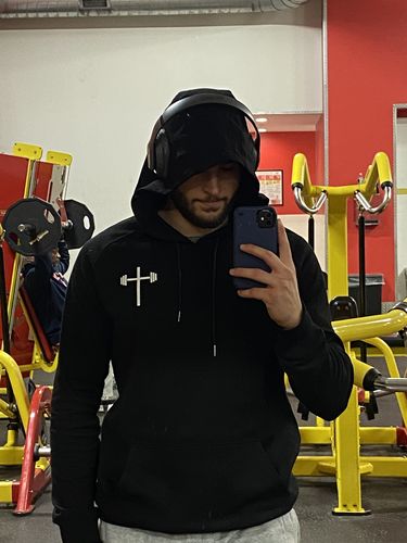 Customer photo review of Original Performance Hoodie - Black