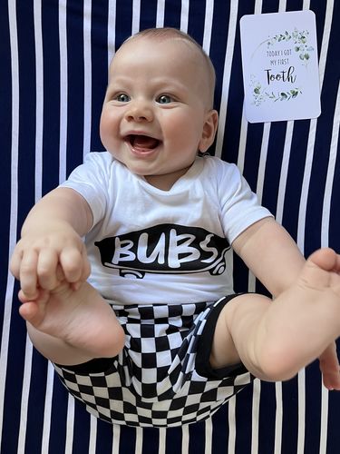 Customer photo review of Plaid Bubs Set