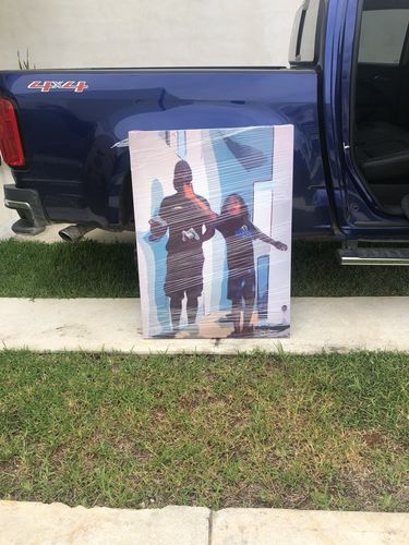 Customer photo review of Foto lienzo vertical