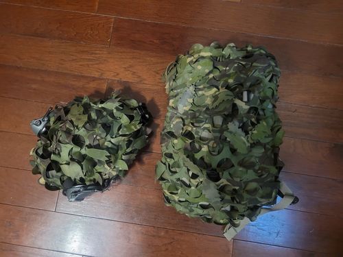 Customer photo review of Predator Ghillie™ Backpack Cover