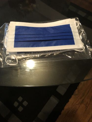 Customer photo review of Disposable Mask. 10 pc pack