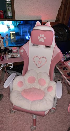 Customer photo review of Cat Girl Kawaii Chair | Crank Series