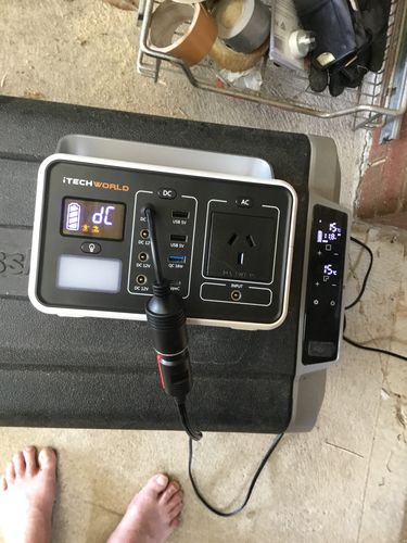 Customer photo review of Lithium Portable Power Station 25Ah 300w iTECH300