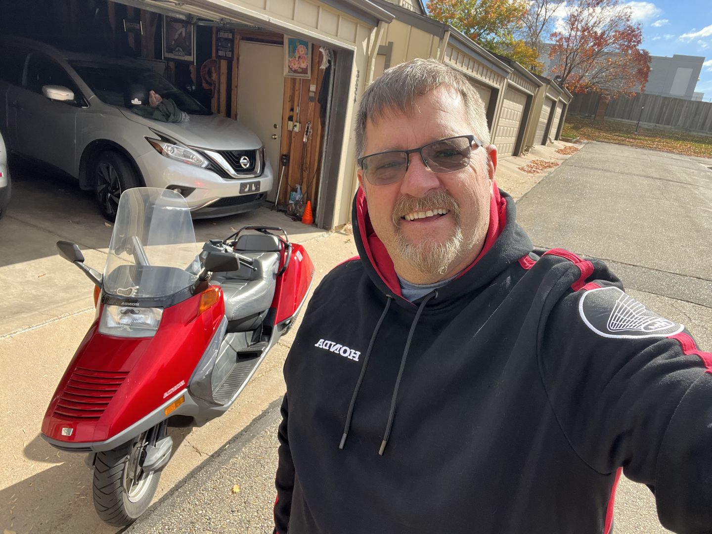 Customer photo review of Honda Racing Team Hoodie (1968)