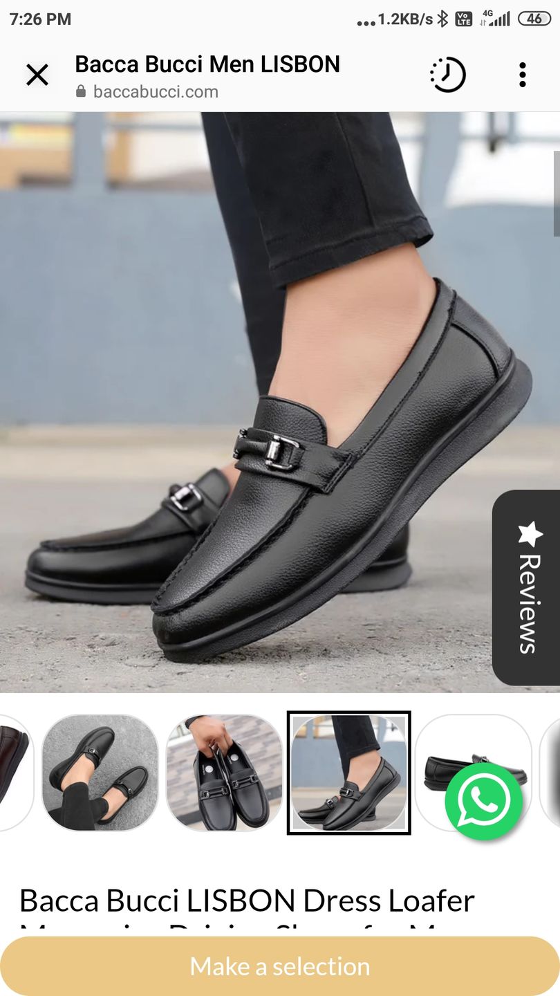 Customer photo review of Bacca Bucci LISBON Dress Loafer Moccasins Driving Shoes for Men