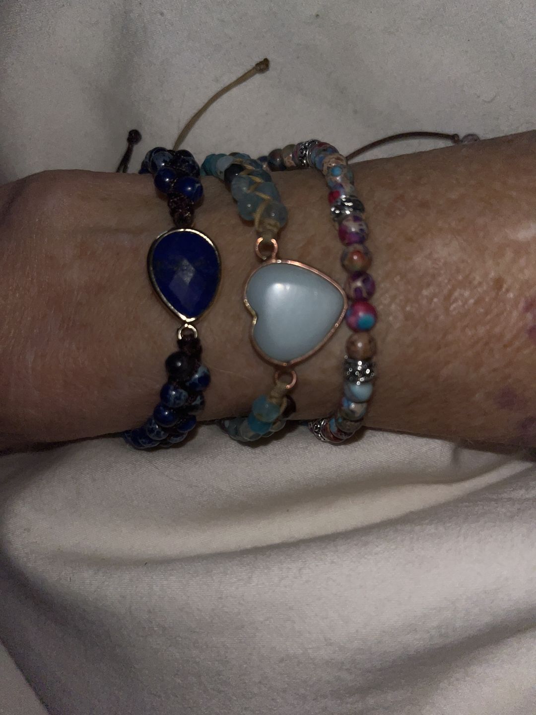 Customer photo review of Amazonite Love Protection Bracelet