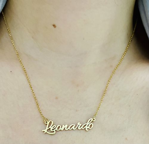 Customer photo review of Collana Nome