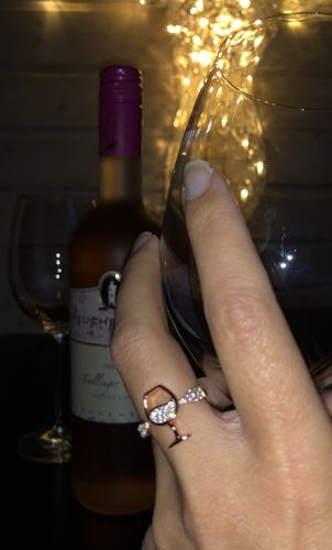 Customer photo review of WEINLIEBE - Ring roségold