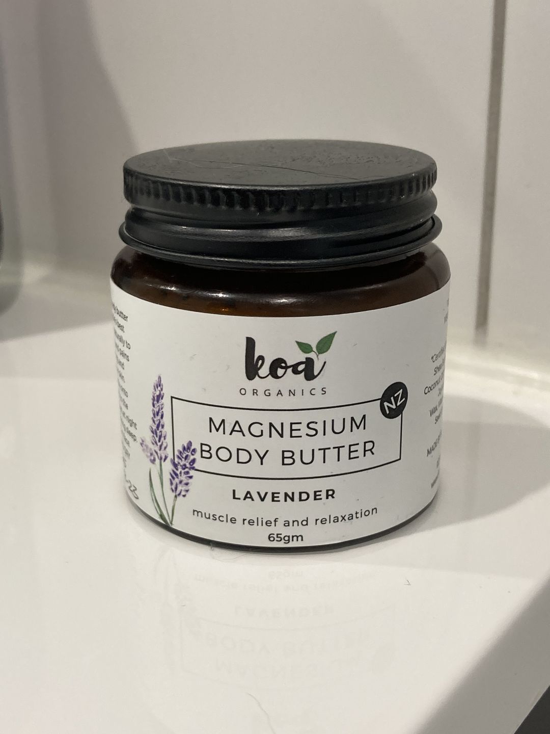 Customer photo review of Magnesium Body Butter with Lavender