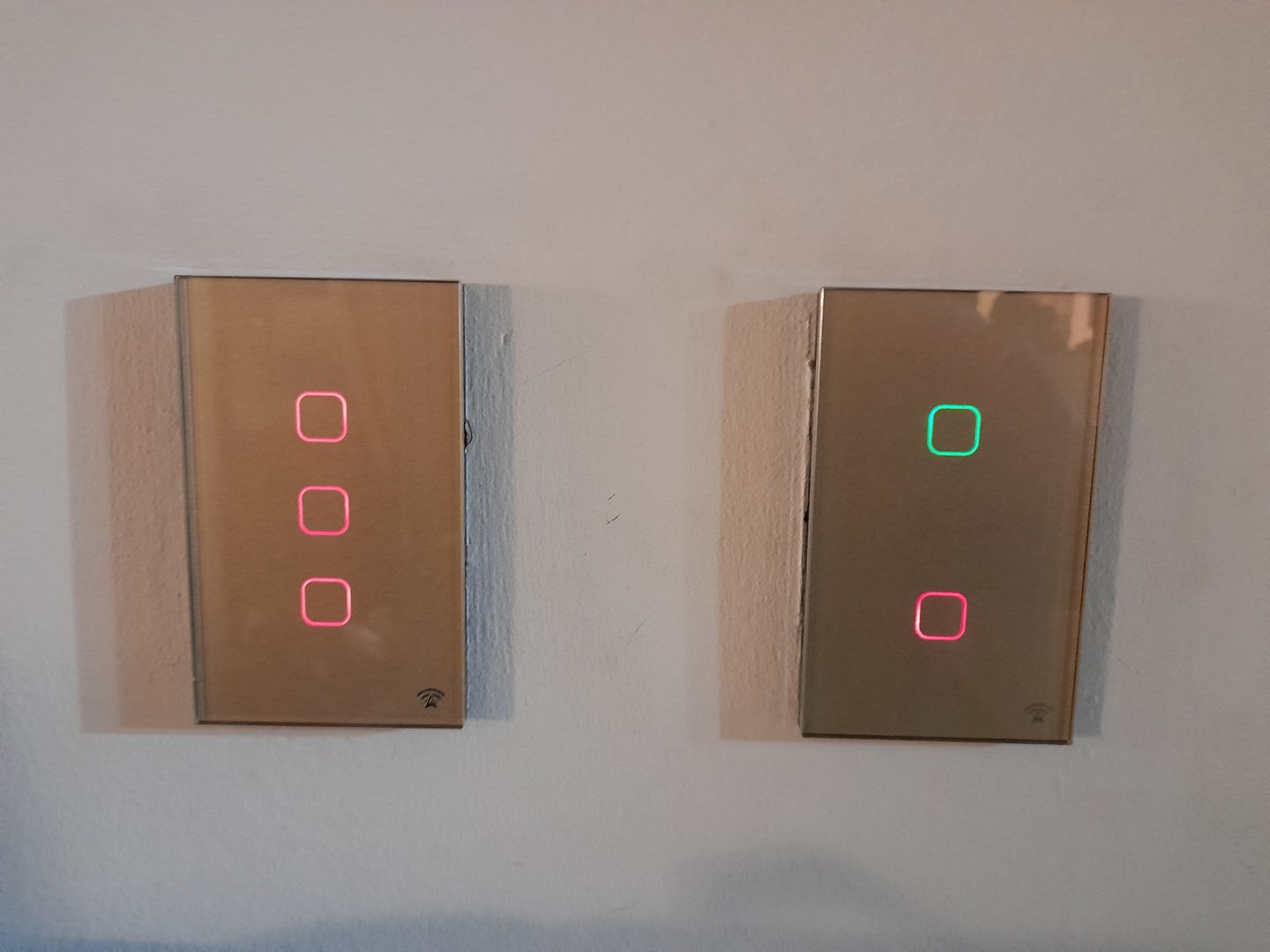 Customer photo review of Interruptor 3 Teclas Wi-Fi