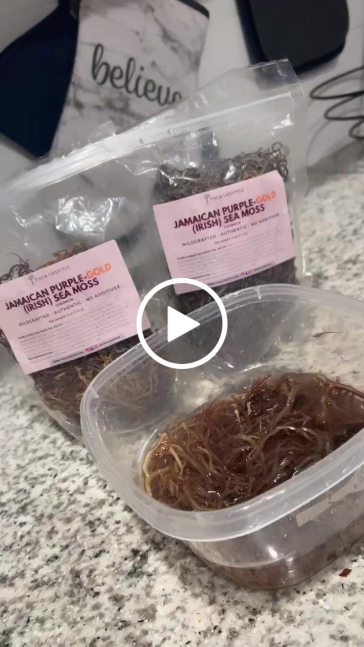 Customer video review of Jamaican (Thick) Purple-Gold Irish Sea Moss