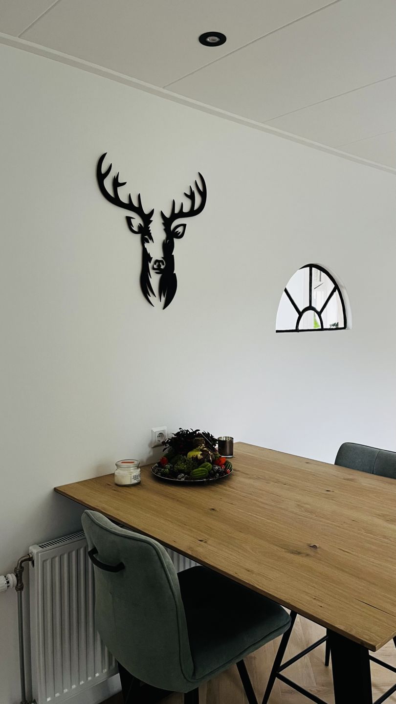 Customer photo review of Wanddecoratie dieren | Hert 2-delig