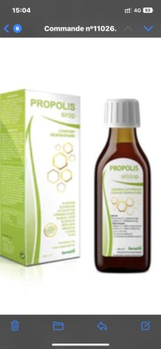 Customer photo review of SIROP DE PROPOLIS POUR LA TOUX (200Ml) - Adoucit la gorge et facilite la respiration