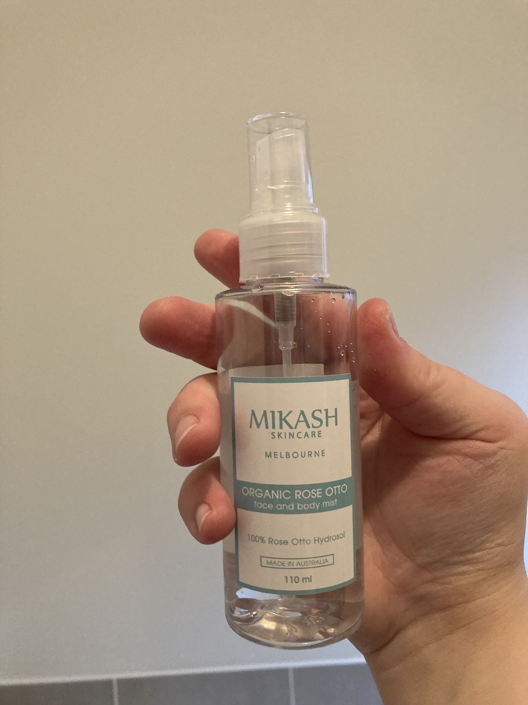Customer photo review of Organic Rose Otto Face & Body Mist