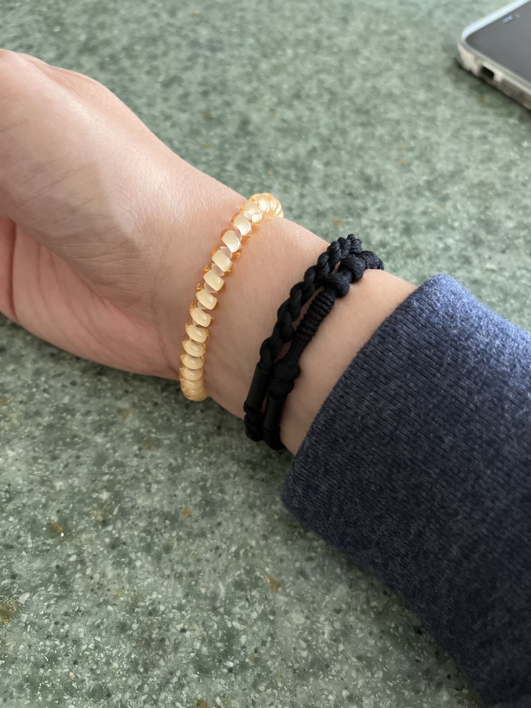 Customer photo review of Boho Hair Ties
