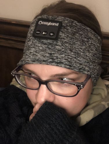 Customer photo review of CozyBand Wireless Headphones