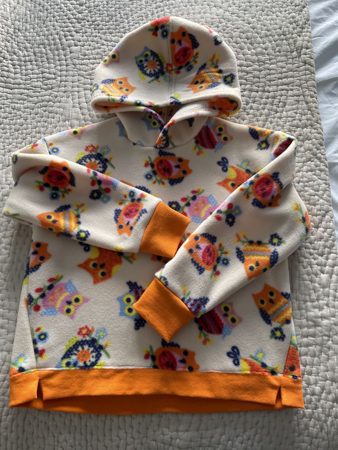 Customer photo review of Multicoloured Owls Anti Pill Polar Fleece Fabric