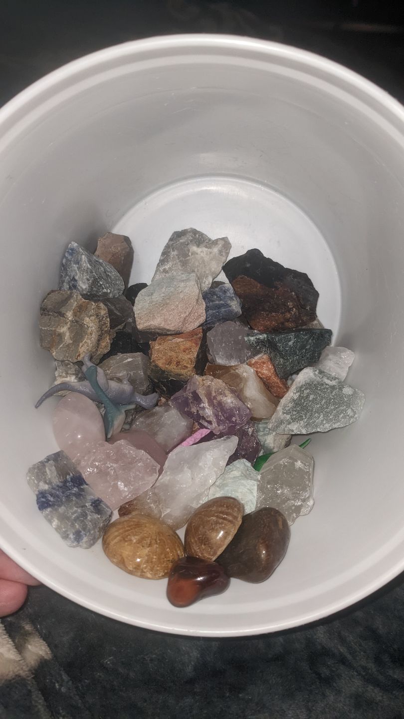 Customer photo review of Scoop of Tumbled Stones