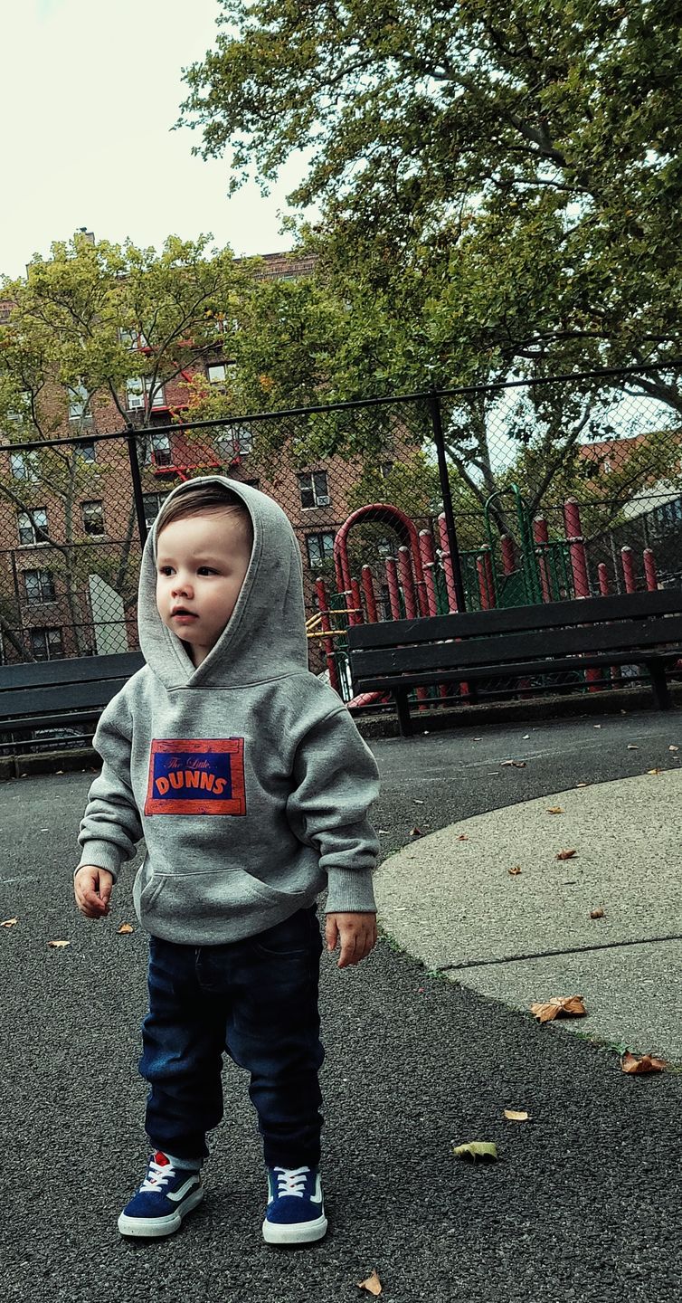 Customer photo review of The Little Dunns Hoodie (Heather)