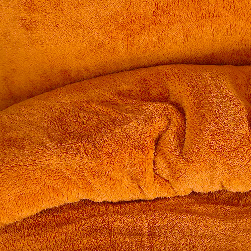 Customer photo review of Orange Teddy Duvet Cover Set