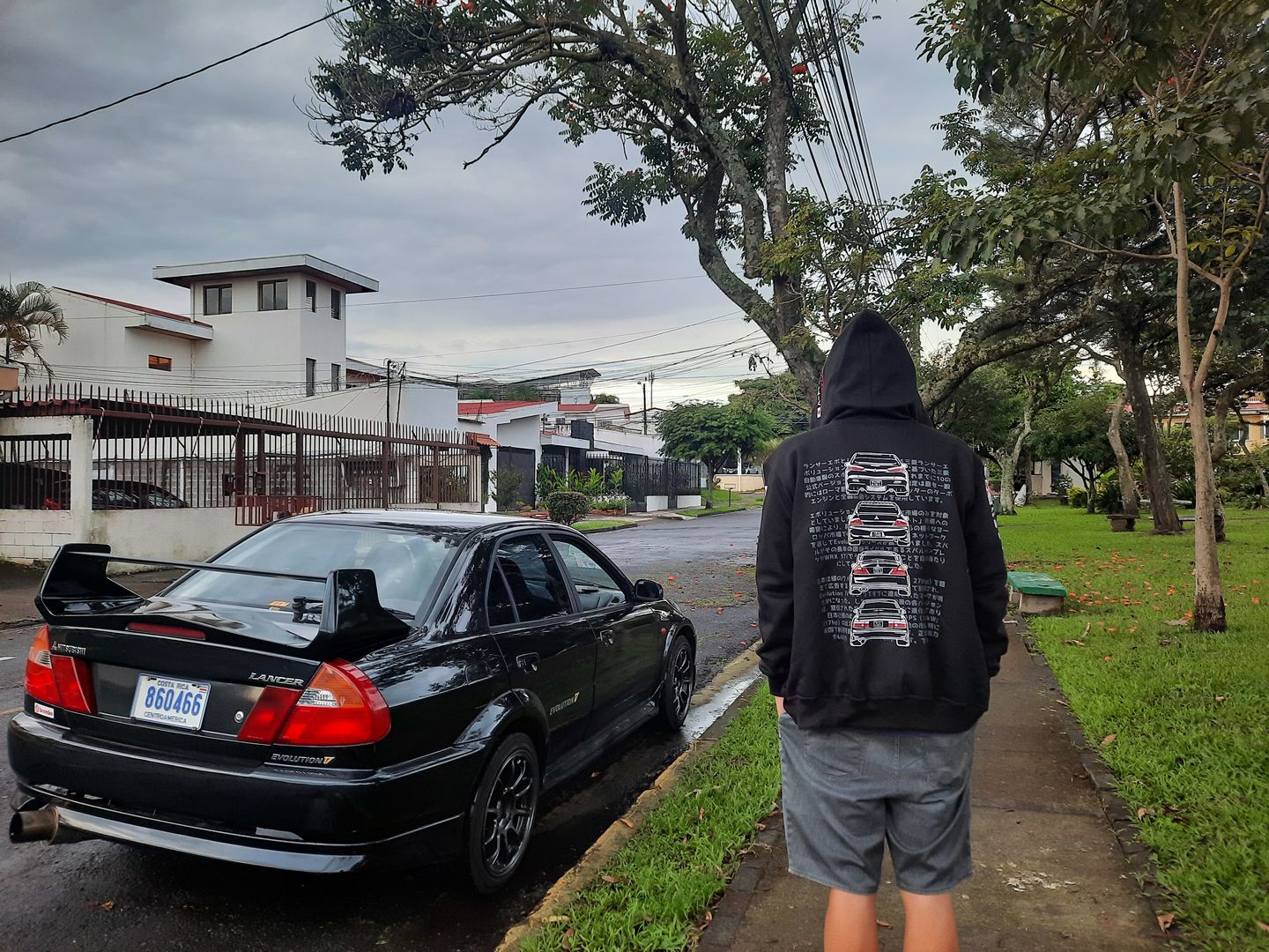 Customer photo review of Mitsubishi Evolution Hoodie