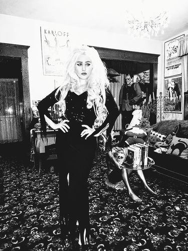 Customer photo review of Vampira® Show Gown by La Femme En Noir