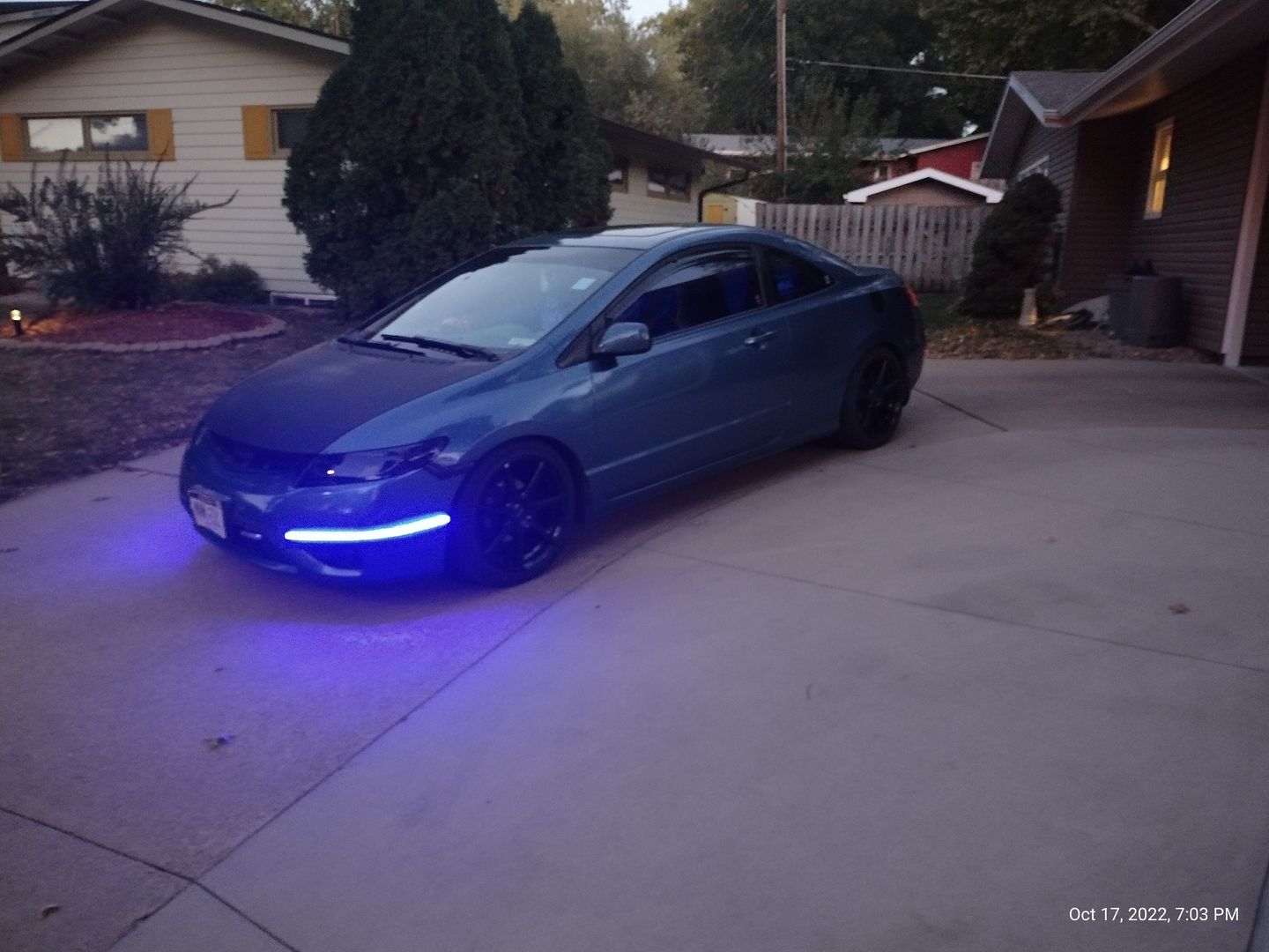 Customer photo review of 2006-11 Honda Civic Coupe Window Visors Wind Deflectors Rain Guards