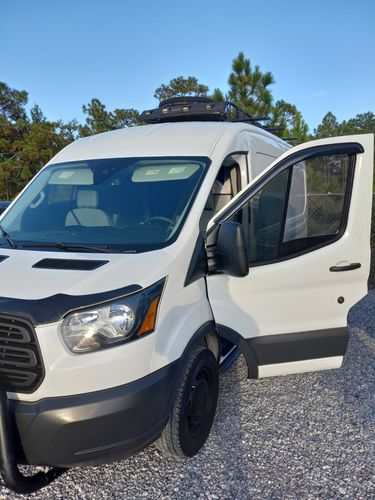 Customer photo review of Ford Transit - Front Door Mosquito Net (set)