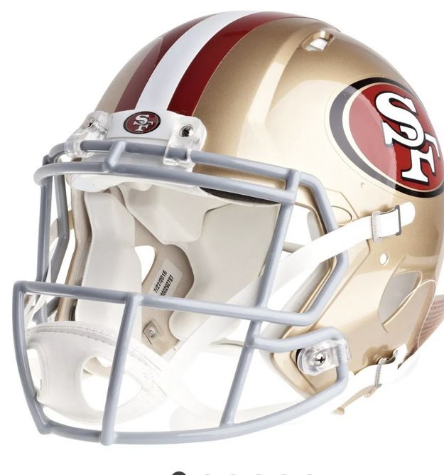Customer photo review of San Francisco 49ers Riddell Revolution Speed Authentic Football Helmet