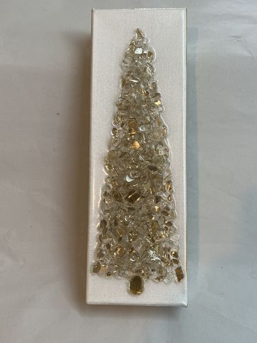 Customer photo review of GOLD RUSH REFLECTIVE CRUSHED GLASS