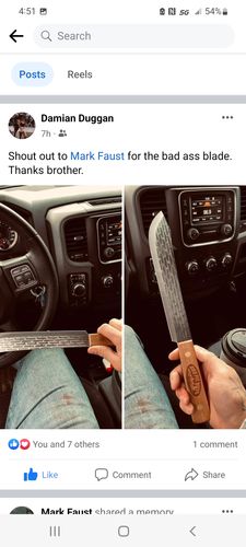 Customer photo review of 10" Stainless BBQ Knife