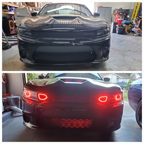 Customer photo review of 2019+ Dodge Charger Snorkel Air Intake Halos