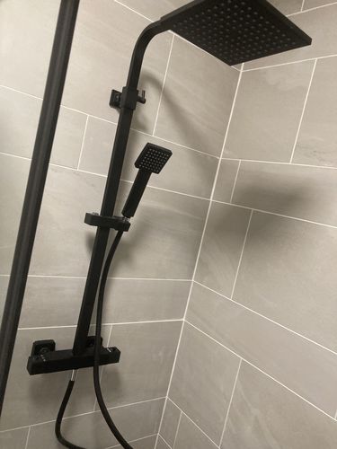 Customer photo review of Black Fast Flow 90mm Shower Waste