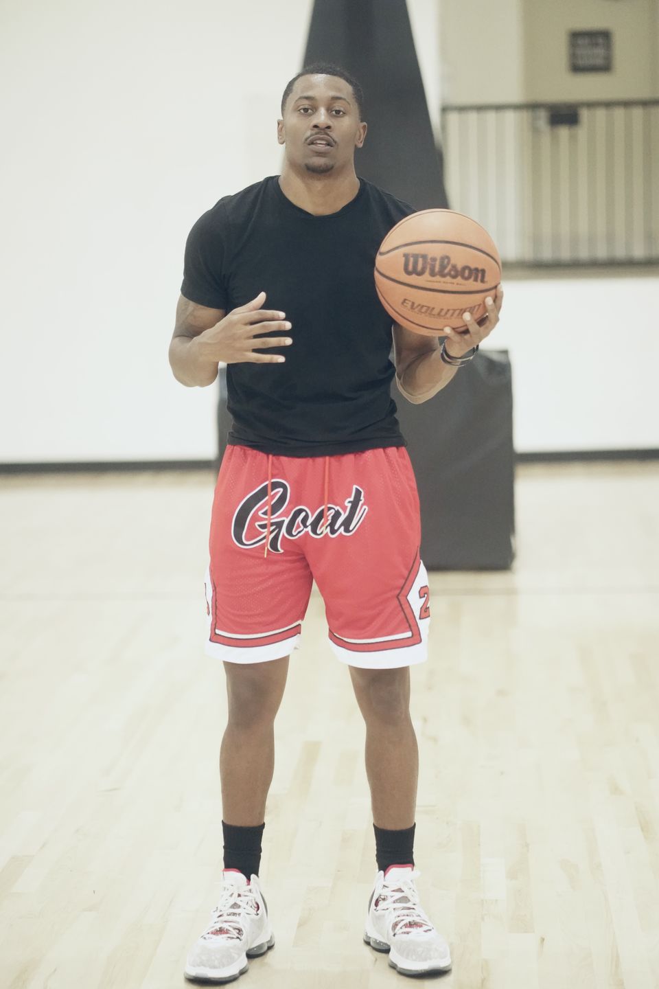 Customer photo review of The GOAT Basketball Shorts