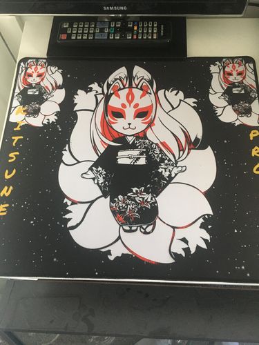 Customer photo review of Large Custom Mousepad