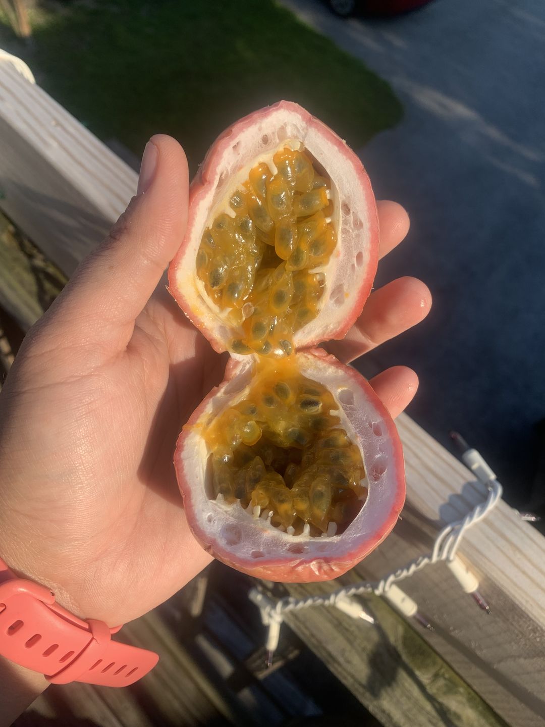 Customer photo review of Purple/Pink Passionfruit (Lilikoi) Box