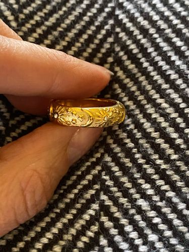 Customer photo review of Sun and Moon Ring
