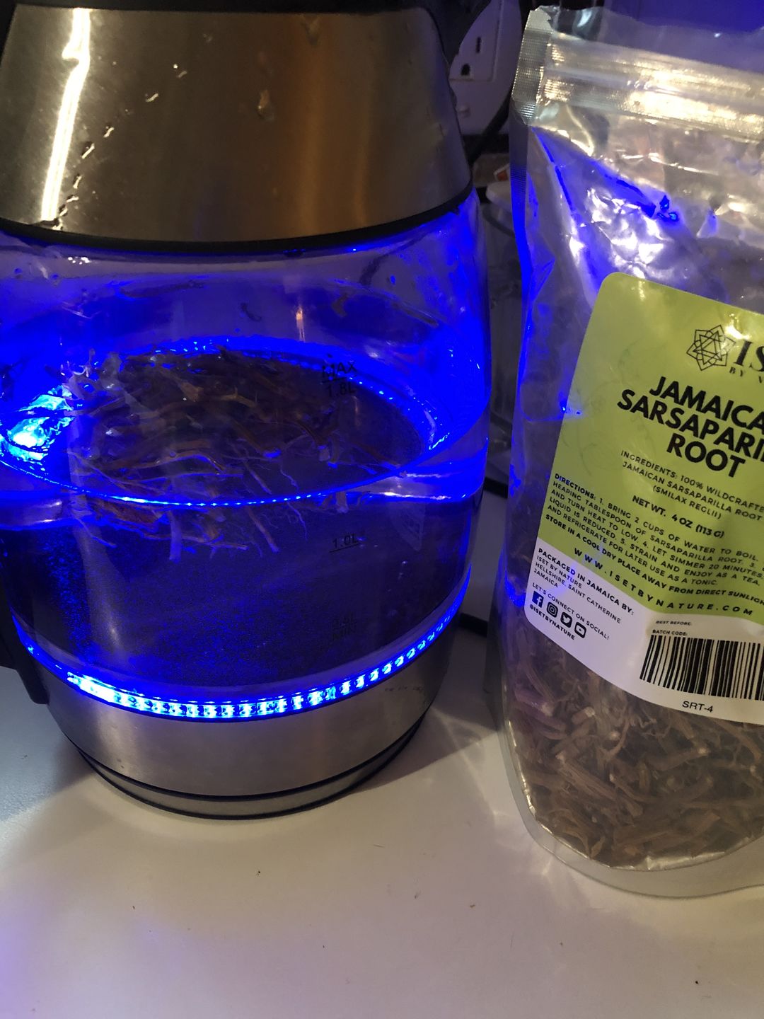 Customer photo review of Jamaican Sarsaparilla Root (Wildcrafted)