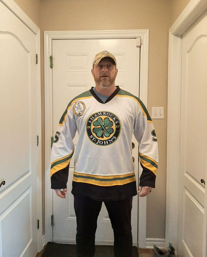Customer photo review of Ross The Boss Rhea ST John's Shamrocks Hockey Jersey