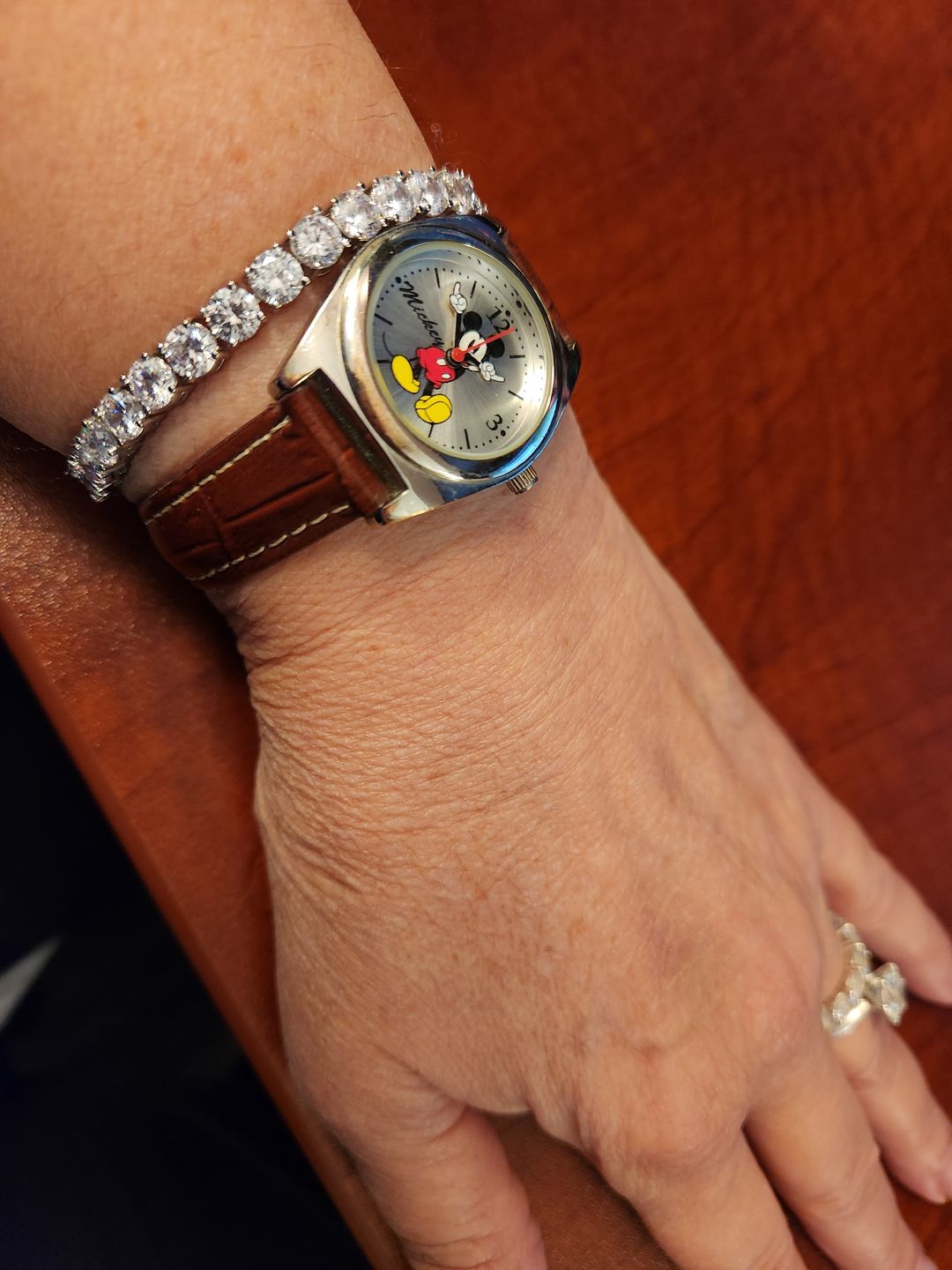 Customer photo review of Classic Shining Tennis Bracelet
