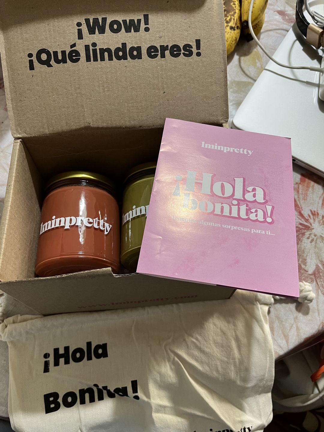 Customer photo review of Kit de 2 tarros de cera con envío gratis mx
