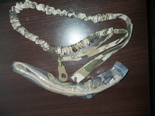 Customer photo review of Heavy-Duty Double-Handle Tactical Bungee K9 Dog Leash