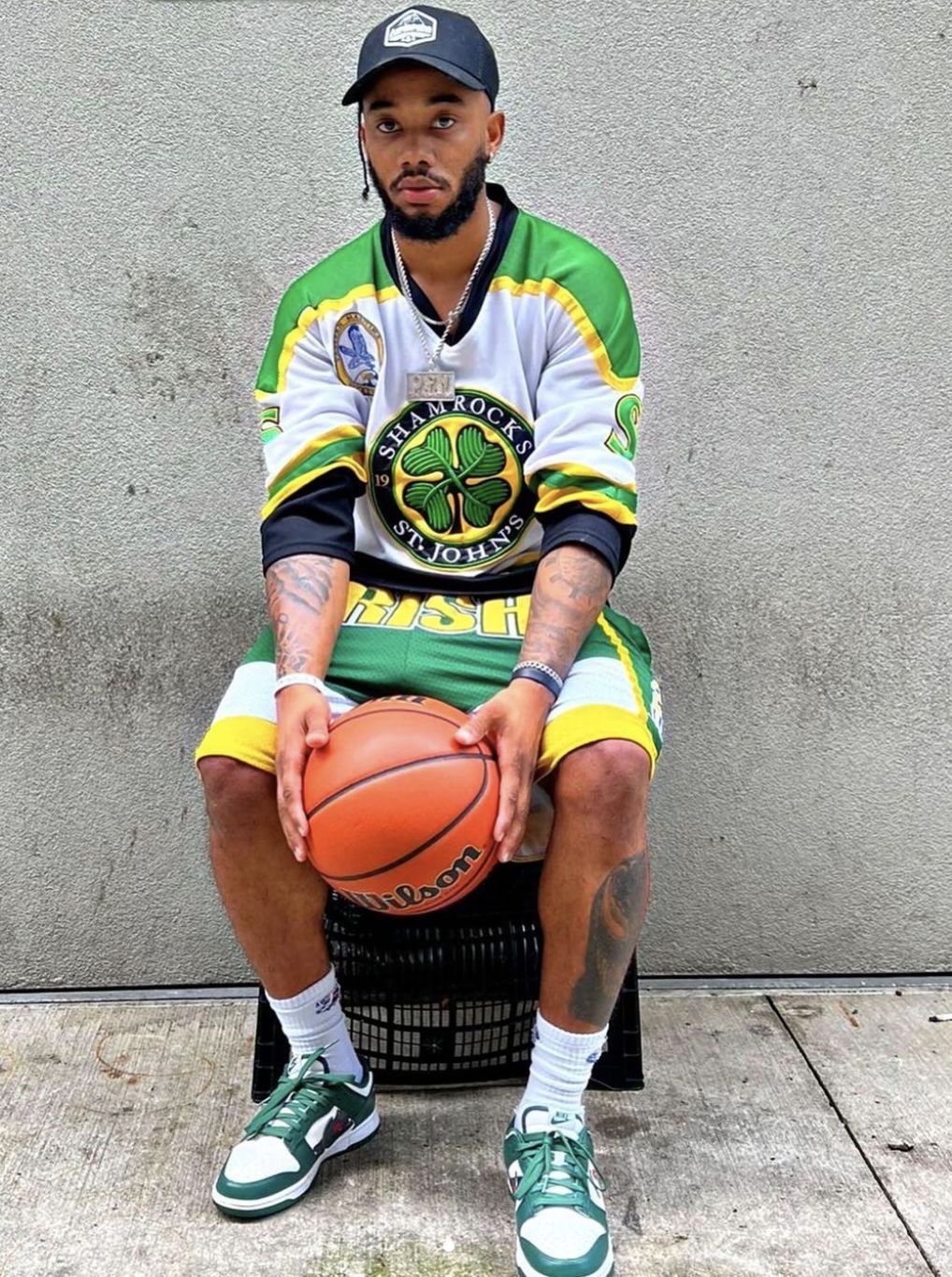 Customer photo review of Ross The Boss Rhea ST John's Shamrocks Hockey Jersey